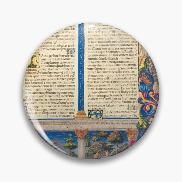 Item preview, Illuminated Christian manuscript with scenes from Genesis designed and sold by likiska.