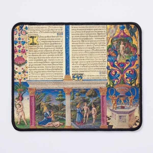Item preview, Illuminated Christian manuscript with scenes from Genesis designed and sold by likiska.