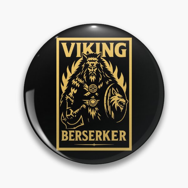 Item preview, Viking Berserker Norse Warrior Fury Art designed and sold by Retr0Tshirts.