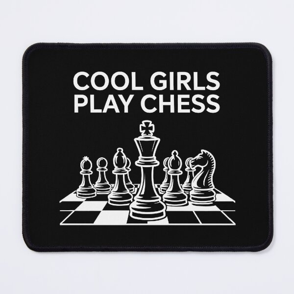 Item preview, COOL GIRLS PLAY CHESS designed and sold by jkrphoto.