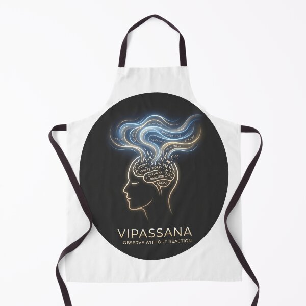 Item preview, Vipassana – Observe Without Reaction | Mindfulness Meditation Design designed and sold by ArtsyExplorer.