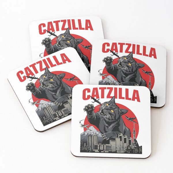 Item preview, Funny Catzilla Giant Monster Cat Digital T-Shirt designed and sold by STTrillionTEES.