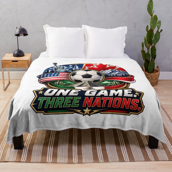 Item preview, One Game Three Nations 2026 Soccer Design designed and sold by Puraenergia Stickers.