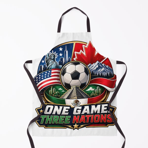 Item preview, One Game Three Nations 2026 Soccer Design designed and sold by Puraenergia Stickers.