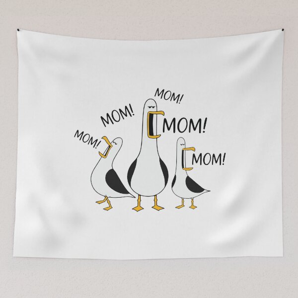 Item preview, Mom Mom Mom Seagull Funny Mothers Day Gift Tired Mom Life Humor Mama designed and sold by kiralynstration.