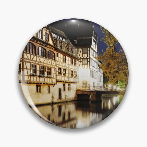 Item preview, Night view of Strasbourg designed and sold by AsahiNoAme.