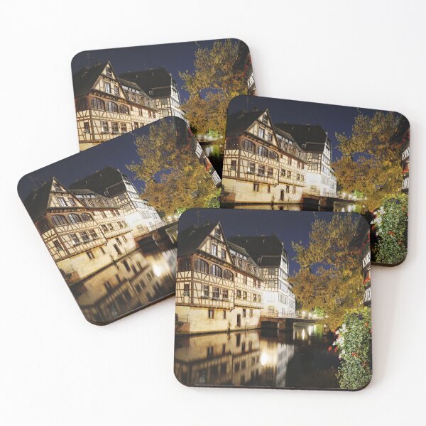 Item preview, Night view of Strasbourg designed and sold by AsahiNoAme.
