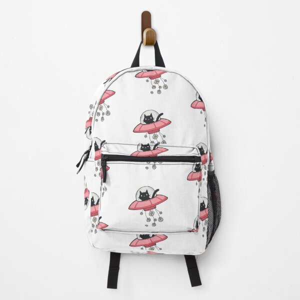 Item preview, Space cat and flowers designed and sold by uunaa.
