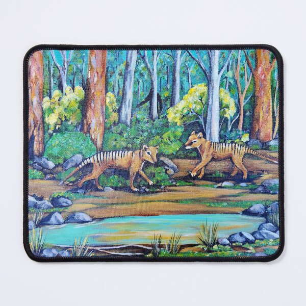 Item preview, Thylacine Dance by a Waterhole designed and sold by DreadedRaven.