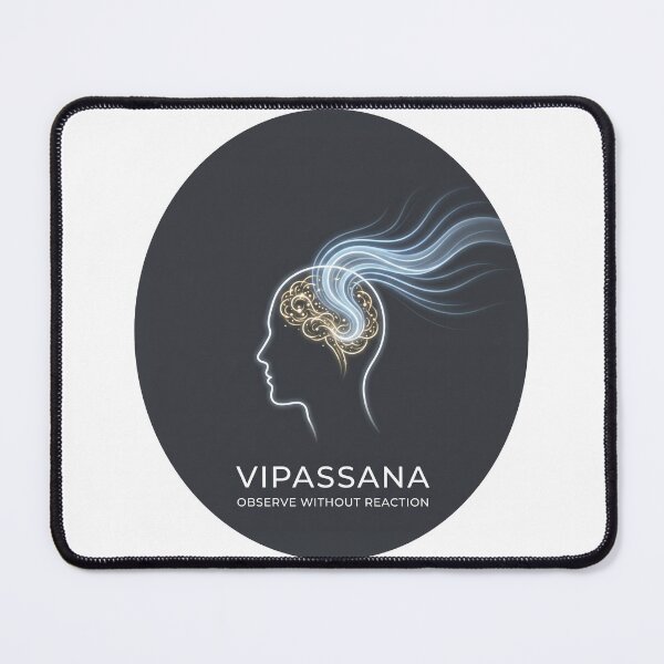 Item preview, Vipassana – Observe Without Reaction | True Path Mindfulness Zen Design designed and sold by ArtsyExplorer.