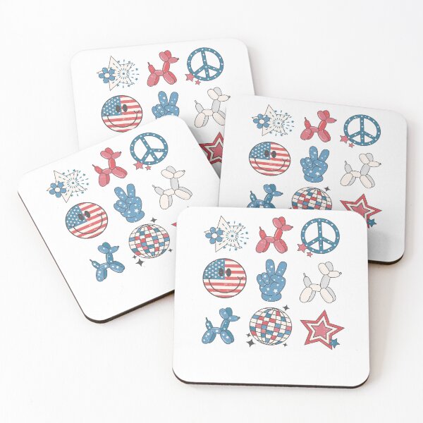 Item preview, Patriotic Balloon Dog Disco Ball Stars designed and sold by krystalRomanart.