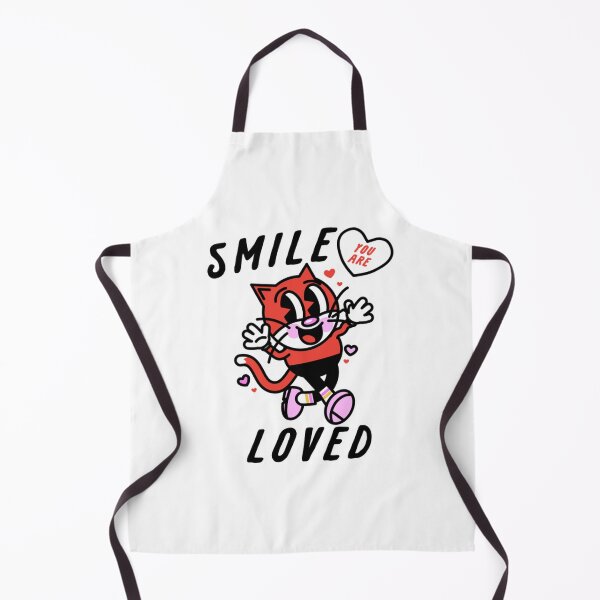 Item preview, You Are Loved Retro Smile Cat Motivational Art designed and sold by HoneyMonday.