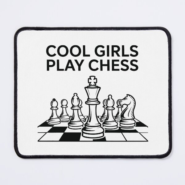 Item preview, COOL GIRLS PLAY CHESS designed and sold by jkrphoto.
