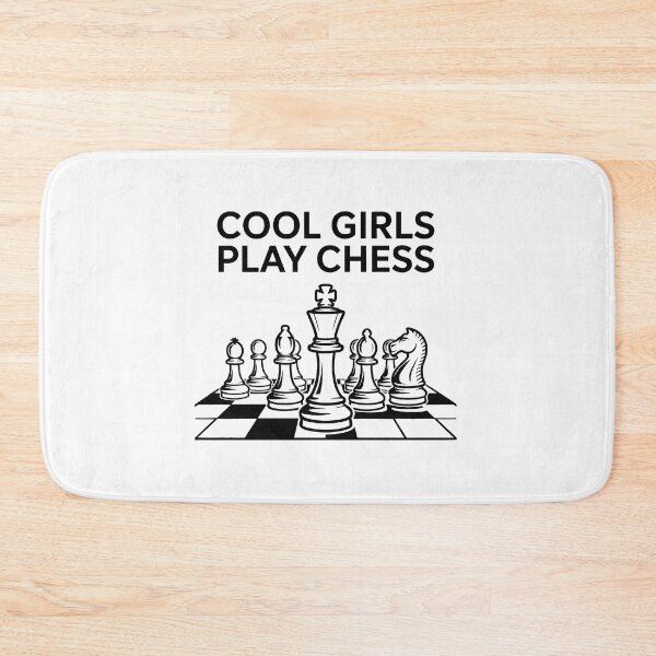 Item preview, COOL GIRLS PLAY CHESS designed and sold by jkrphoto.