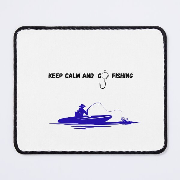 Item preview, Keep Calm and go fishing Funny British Hobby Design designed and sold by BATU2019.
