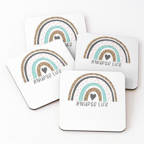 Item preview, Nurse Life Boho Rainbow Compassionate Caring Strong designed and sold by krystalRomanart.
