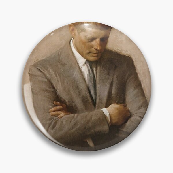 Item preview, Poster John F Kennedy Official Portrait by Aaron Shikler Painting designed and sold by MichaelNoblem.