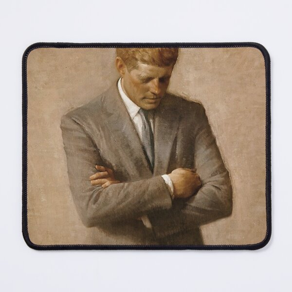 Item preview, Poster John F Kennedy Official Portrait by Aaron Shikler Painting designed and sold by MichaelNoblem.