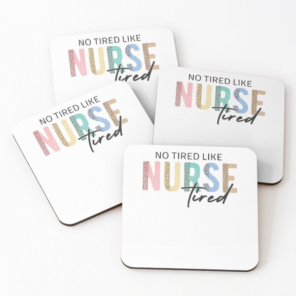 Item preview, No Tired Like Nurse Tired Leopard Cheetah designed and sold by krystalRomanart.