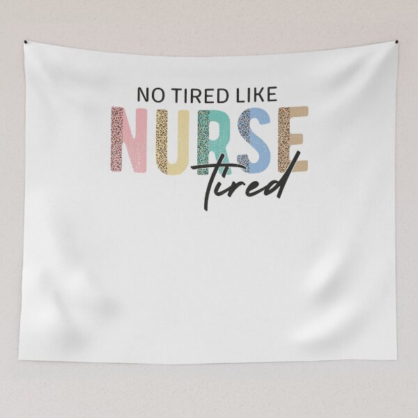 Item preview, No Tired Like Nurse Tired Leopard Cheetah designed and sold by krystalRomanart.