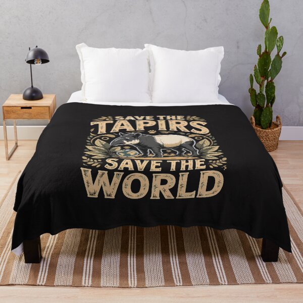 Item preview, Save The Tapirs Save The World Funny Tapir Lover Wildlife Conservation Animal designed and sold by kiralynstration.