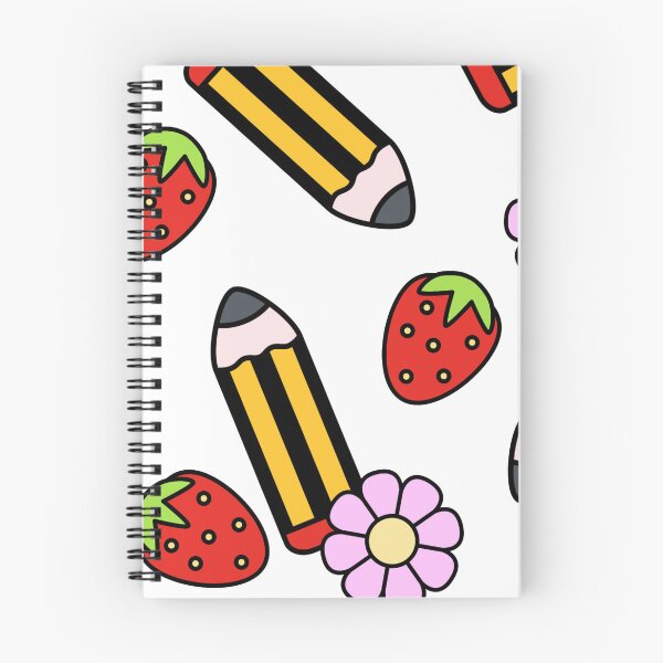 Item preview, Teacher pattern strawberries and stationery spring summer designed and sold by prettycooluk.