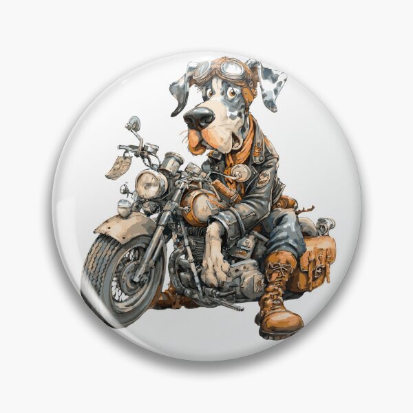 Item preview, Design of a Great Dane biker. designed and sold by EzequielBC.