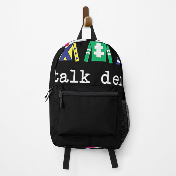 Item preview, Talk Derby To Me Jockey Silks Horse Racing Enthusiast Graphic Design designed and sold by River Silva.