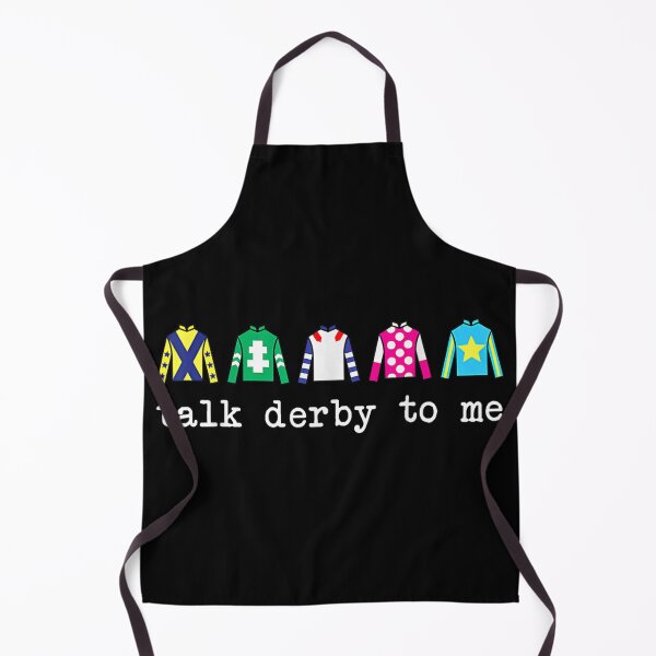 Item preview, Talk Derby To Me Jockey Silks Horse Racing Enthusiast Graphic Design designed and sold by River Silva.