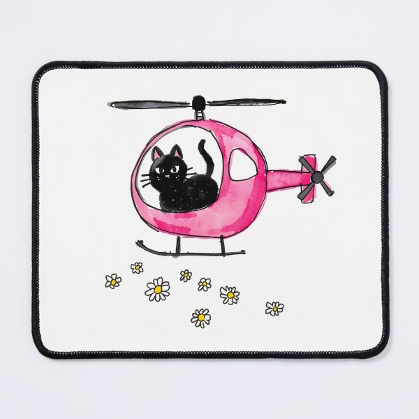 Item preview, Flying cat and flowers designed and sold by uunaa.