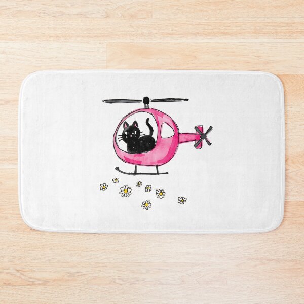 Item preview, Flying cat and flowers designed and sold by uunaa.