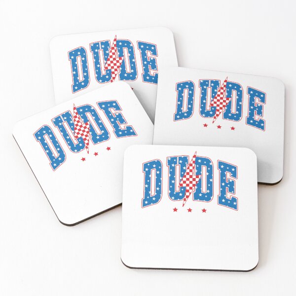 Item preview, Dude Patriotic Stars And Lightning Bolt 4th Of July designed and sold by krystalRomanart.
