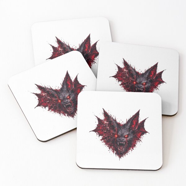 Item preview, Demon Bat Shirt – Glitch Horror Bat Red Cyberpunk Aesthetic Design designed and sold by unglaublichGut.