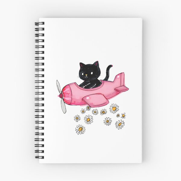 Item preview,  Flying cat and flowers designed and sold by uunaa.