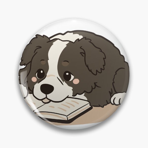 Item preview, Avoiding Plans Kawaii Border Collie Introvert Design designed and sold by MJ ART.