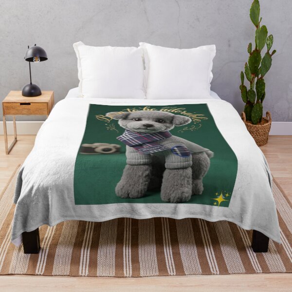 Item preview, Born to Be Adorable – Cute Fluffy Puppy in Cozy Outfit designed and sold by RushVibeWear.