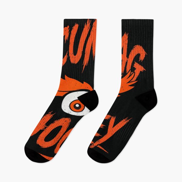 Item preview, Scumbag Hockey Aggressive Orange Eye Monster Sports Fan Graphic Design designed and sold by Taniyah Gomes.