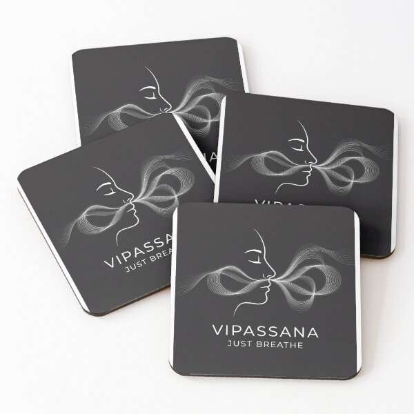Aperçu de l'œuvre Vipassana – Respirez simplement | True Path Mindfulness Design créée et vendue par ArtsyExplorer.