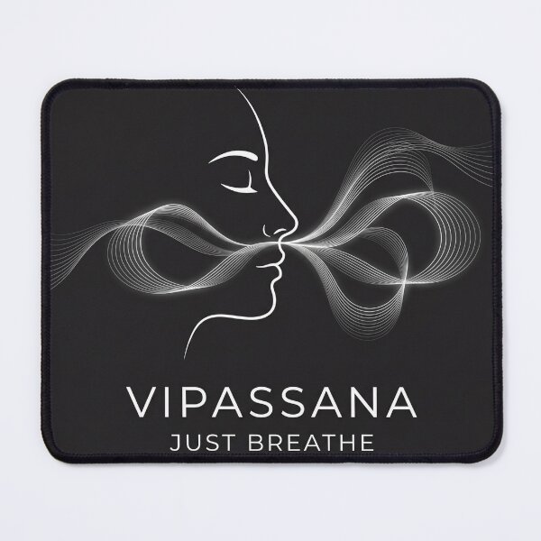 Item preview,   Vipassana – Just Breathe | True Path Mindfulness Design designed and sold by ArtsyExplorer.