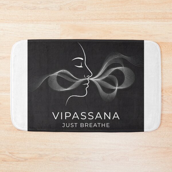 Aperçu de l'œuvre Vipassana – Respirez simplement | True Path Mindfulness Design créée et vendue par ArtsyExplorer.