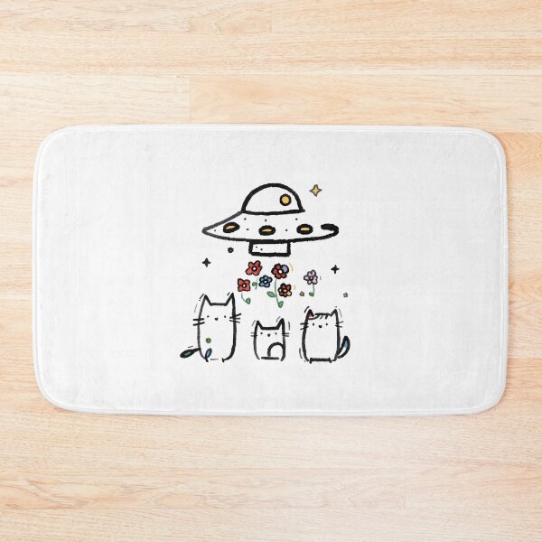 Item preview, Space cats and flowers designed and sold by uunaa.