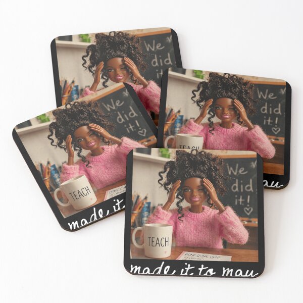Item preview, Black Teacher Made It To May Burnout Tired Doll Aesthetic Art designed and sold by Taniyah Gomes.