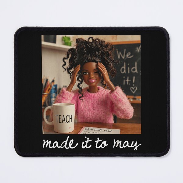 Item preview, Black Teacher Made It To May Burnout Tired Doll Aesthetic Art designed and sold by Taniyah Gomes.
