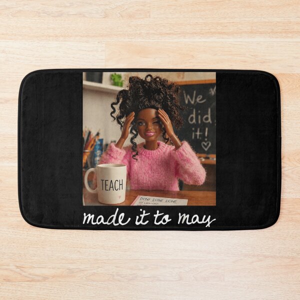 Item preview, Black Teacher Made It To May Burnout Tired Doll Aesthetic Art designed and sold by Taniyah Gomes.