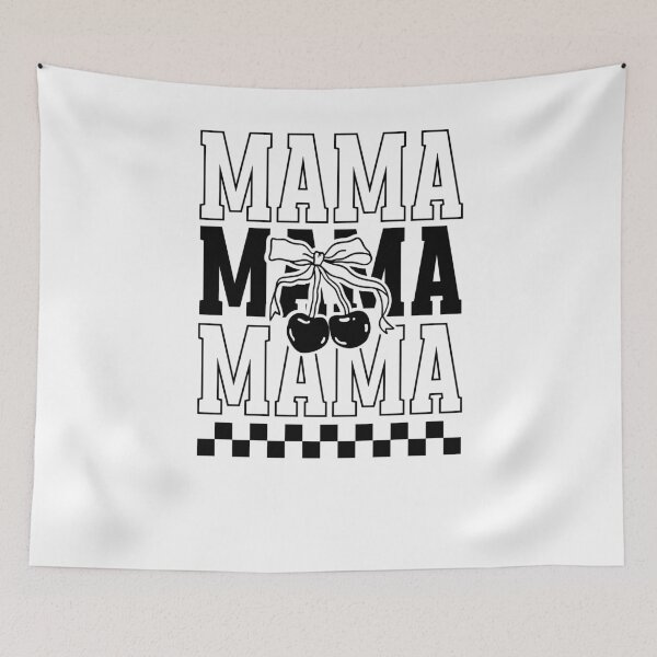 Item preview, Mama And Cherry Retro Checkerboard designed and sold by krystalRomanart.