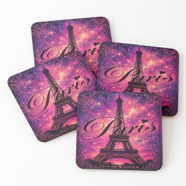 Item preview, Paris Eiffel Tower Galaxy Night - Starry City of Love Aesthetic designed and sold by Oda.