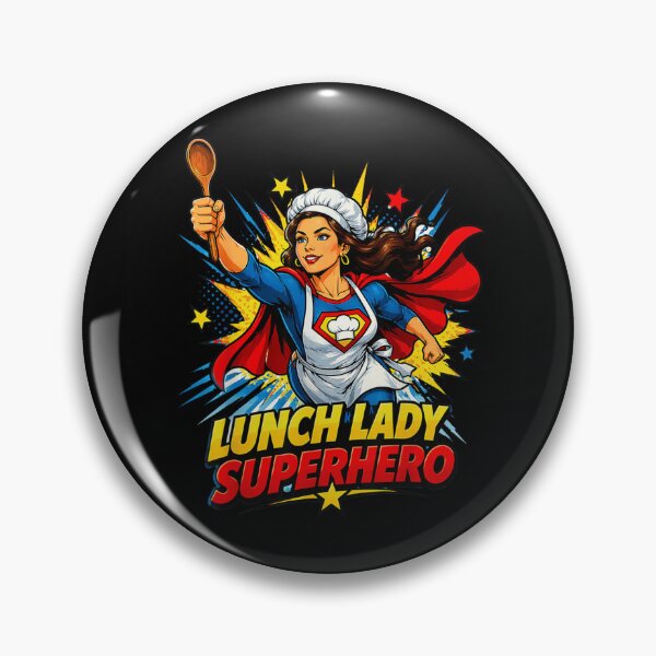 Item preview, Lunch Lady Superhero Comic Style School Cafeteria Worker Appreciation Gift designed and sold by Taniyah Gomes.