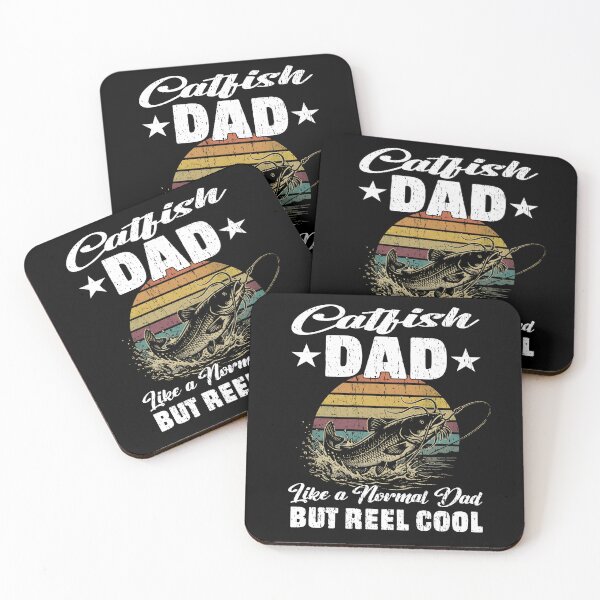 Item preview, Catfish Dad Like a Normal Dad But Reel Cool Funny Fishing Fathers Day designed and sold by Jt41.
