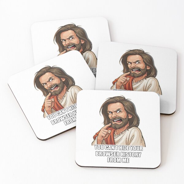 Item preview, Cant Hide Browser History Angry Jesus Art designed and sold by Piotrek0001.