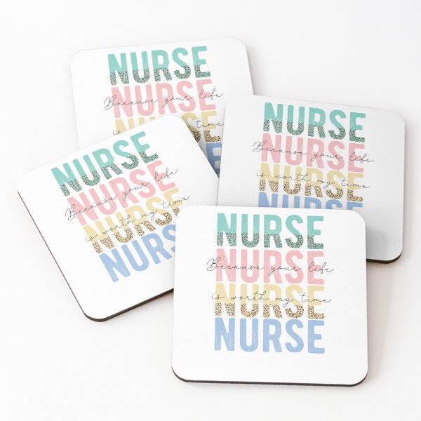Item preview, Because Your Life Is Worth My Time Nurse Leopard designed and sold by krystalRomanart.